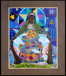 Wood Plaque Premium - Mary, Our Lady of Refuge by M. McGrath