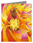 Custom Text Note Card - Mary, Our Lady of Light by M. McGrath