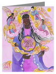 Note Card - Mary, Mystical Rose by M. McGrath