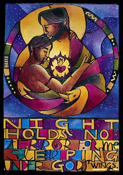 Night Holds No Terror - Wood Plaque by Br. Mickey McGrath, OSFS - Trinity Stores