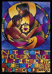 Wood Plaque - Night Holds No Terror by M. McGrath