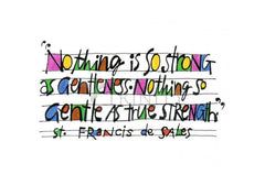 Holy Card - Nothing Is So Strong As Gentleness by M. McGrath