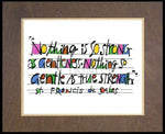 Wood Plaque Premium - Nothing Is So Strong As Gentleness by M. McGrath