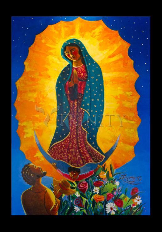 Our Lady of Guadalupe - Holy Card by Br. Mickey McGrath, OSFS - Trinity Stores