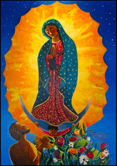 Wood Plaque - Our Lady of Guadalupe by M. McGrath