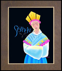 Wood Plaque Premium - Our Lady of La Salette  by M. McGrath