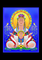 Holy Card - Our Lady of the Ukraine by M. McGrath