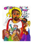Holy Card - Option for the Poor and Vulnerable by M. McGrath