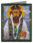 Custom Text Note Card - St. Patrick by M. McGrath