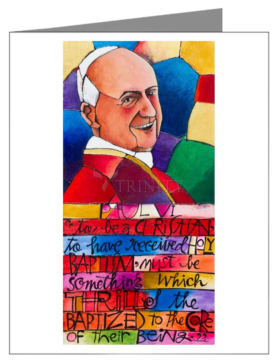 St. Pope Paul VI - Note Card Custom Text