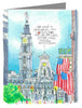 Pope Francis: Philly City Hall - Note Card by Br. Mickey McGrath, OSFS - Trinity Stores