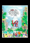 Holy Card - Pope Francis: Philly Love by M. McGrath