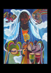 Holy Card - Mary, Queen of the Angels by M. McGrath