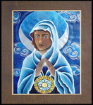 Wood Plaque Premium - Mary, Queen of the Prophets by M. McGrath