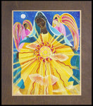 Wood Plaque Premium - Mary, Queen of the Universe by M. McGrath