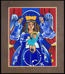 Wood Plaque Premium - Mary, Queen of Heaven by M. McGrath