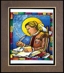 Wood Plaque Premium - St. Francis de Sales by M. McGrath