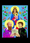 Holy Card - Sts. Francis de Sales and John Bosco by M. McGrath