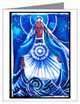 Custom Text Note Card - Mary, Star of the Sea by M. McGrath