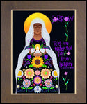 Wood Plaque Premium - Our Lady of Sorrows by M. McGrath