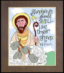 Wood Plaque Premium - Shepherds Should Smell Like Their Sheep by M. McGrath
