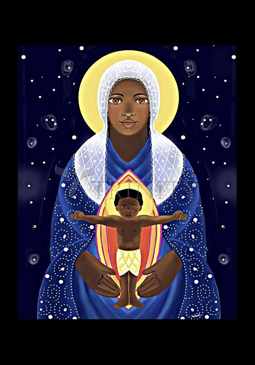 Mary, Seat of Wisdom - Holy Card
