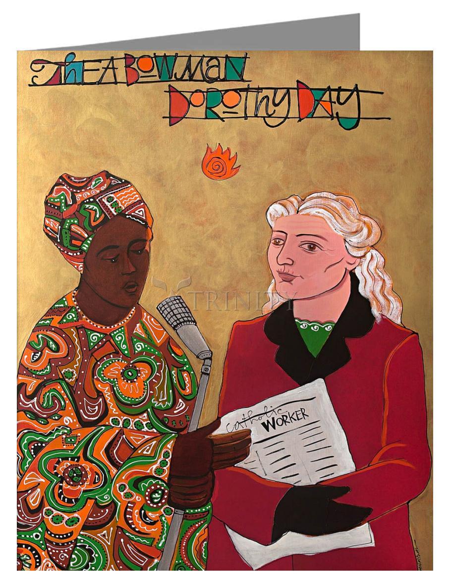 Sr. Thea Bowman and Dorothy Day - Note Card