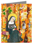 Custom Text Note Card - St. Mother Théodore Guérin by M. McGrath