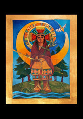 Holy Card - St. Kateri Tekakwitha by M. McGrath