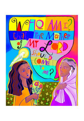 Holy Card - Visitation - Who Am I? by M. McGrath