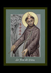 Holy Card - St. Francis, Le Fou de Dieu by M. Reyes