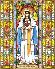 Giclée Print - Immaculate Heart of Mary by B. Nippert