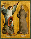 Giclée Print - Sts. Michael Archangel and Francis of Assisi by Museum Art