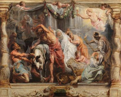 Triumph of the Eucharist over Idolatry - Giclee Print
