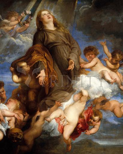 St. Rosalia Interceding for Plague-stricken of Palermo - Giclee Print