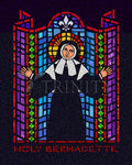 Giclée Print - Bernadette of Lourdes - Window by D. Paulos