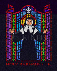 Giclée Print - Bernadette of Lourdes - Window by D. Paulos