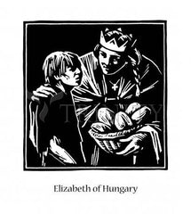 Giclée Print - St. Elizabeth of Hungary by J. Lonneman