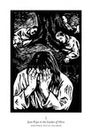 Giclée Print - Scriptural Stations of the Cross 01 - Jesus Prays in the Garden of Olives by J. Lonneman