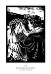 Giclée Print - Traditional Stations of the Cross 06 - St. Veronica Wipes the Face of Jesus by J. Lonneman
