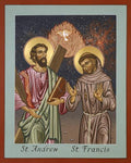 Giclée Print - Sts. Andrew and Francis of Assisi by L. Williams