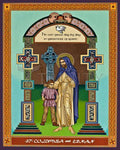 Giclée Print - St. Columba and Ernan by L. Williams