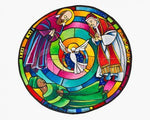 Giclée Print - St. Francis de Sales, Thea Bowman, St. John XXIII Mandala by M. McGrath