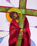 Giclée Print - Stations of the Cross - 2 Jesus Accepts the Cross by M. McGrath