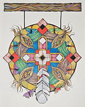 Giclée Print - St. Kateri Tekakwitha's Mandala by M. McGrath
