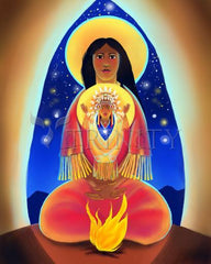 Giclée Print - Lakota Madonna with Child by M. McGrath