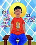 Giclée Print - Love Your Neighbor as Yourselfby Br. M. McGrath