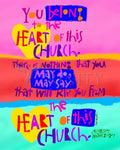 Giclée Print - You Belong to the Heart of this Church by M. McGrath