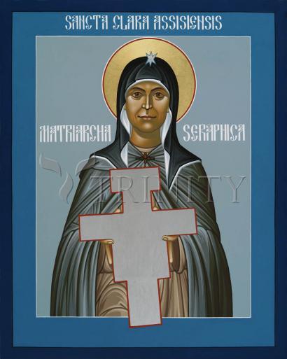 St. Clare of Assisi: Seraphic Matriarch - Giclee Print by Br. Robert Lentz, OFM - Trinity Stores
