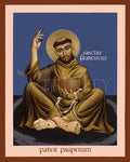Giclée Print - St. Francis, Father of the Poor by R. Lentz
